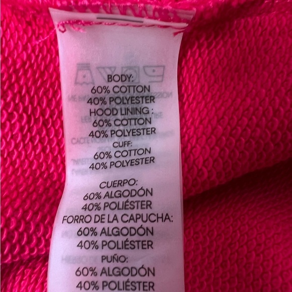 Calvin Klein Red Hooded Sweater Dress Size Small - Picture 9 of 9